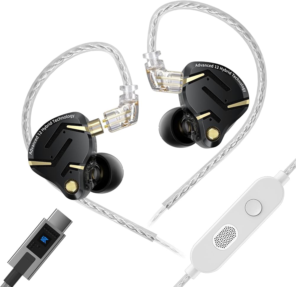 Amazon.co.jp: KZ ZS12 Pro 2 kz イヤホン 1DD+5BAハイブリッド