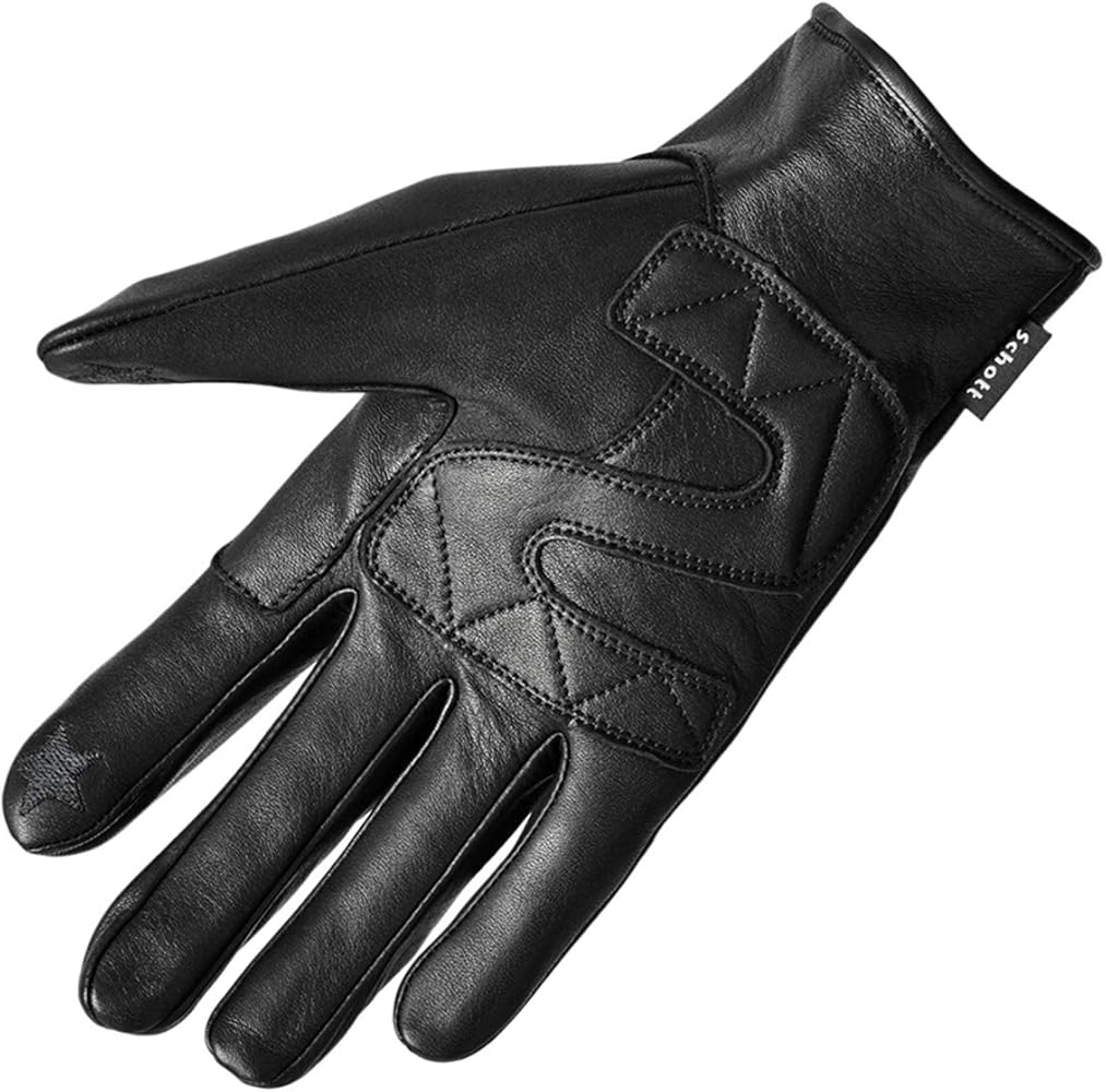 Amazon | Schott ショット 3109075 ZIP LEATHER GLOVE（ジップ レザー