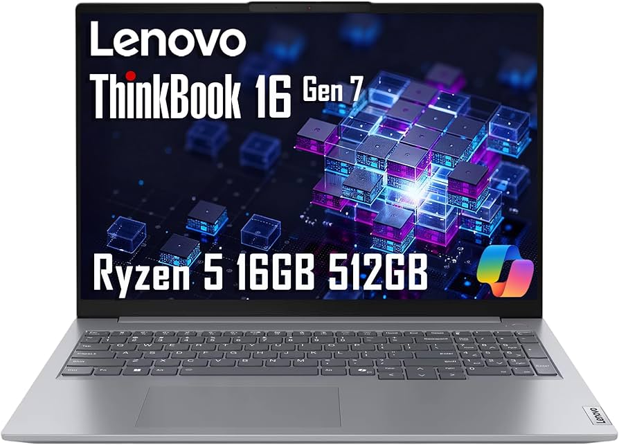 Amazon.com: Lenovo ThinkBook 16 Gen 7 Business Laptop (16