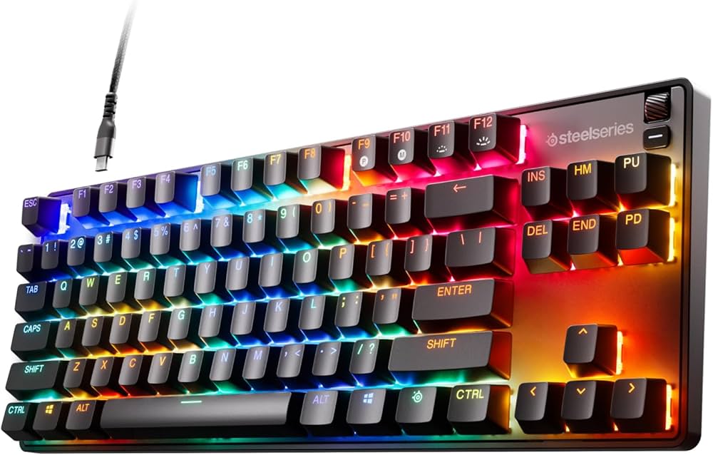 Amazon | SteelSeries Apex 9 TKL – HotSwap Optical Mini Keyboard