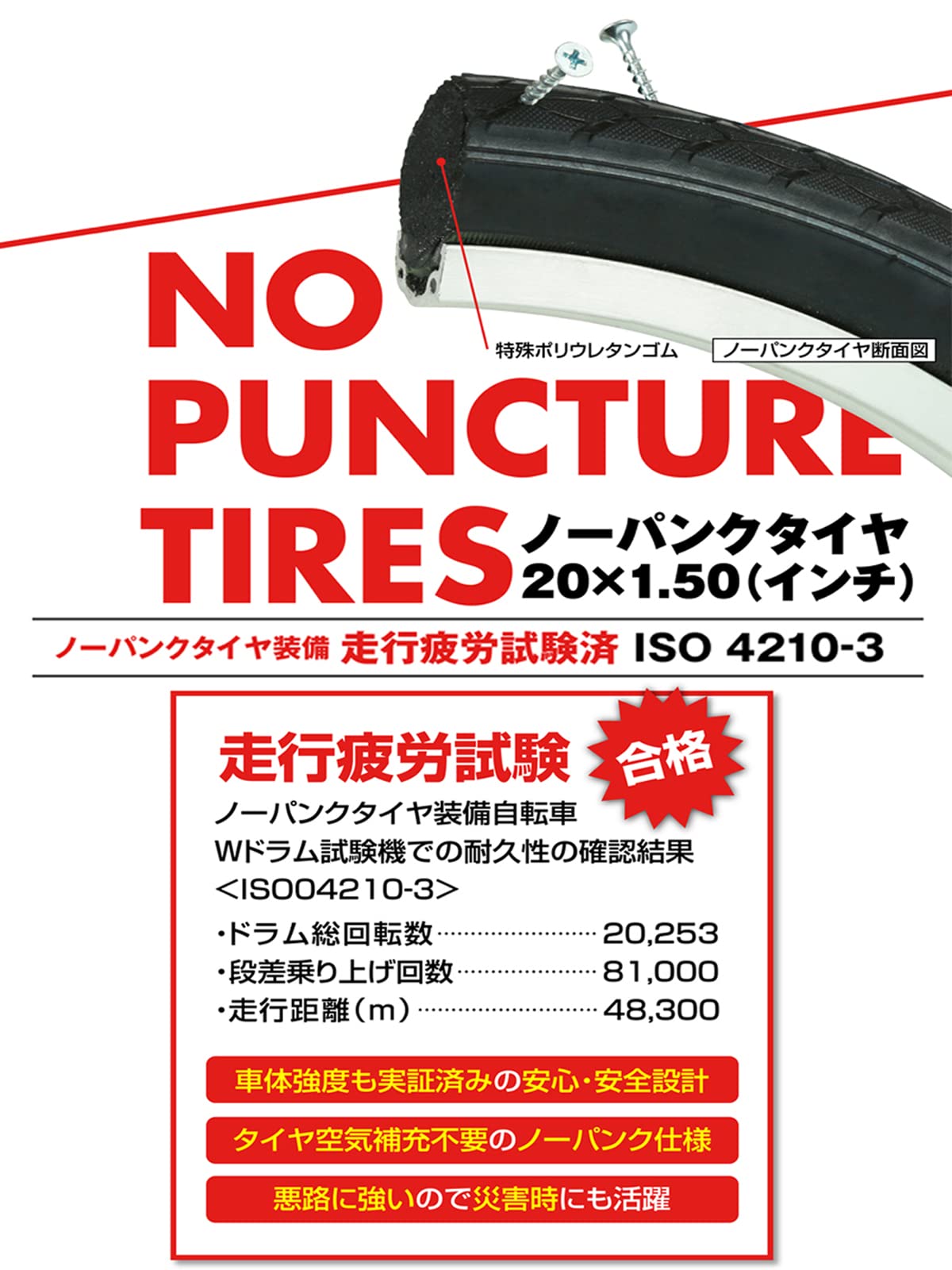 Amazon | PANGAEA(パンゲア) パンクしない折りたたみ自転車 ブラック