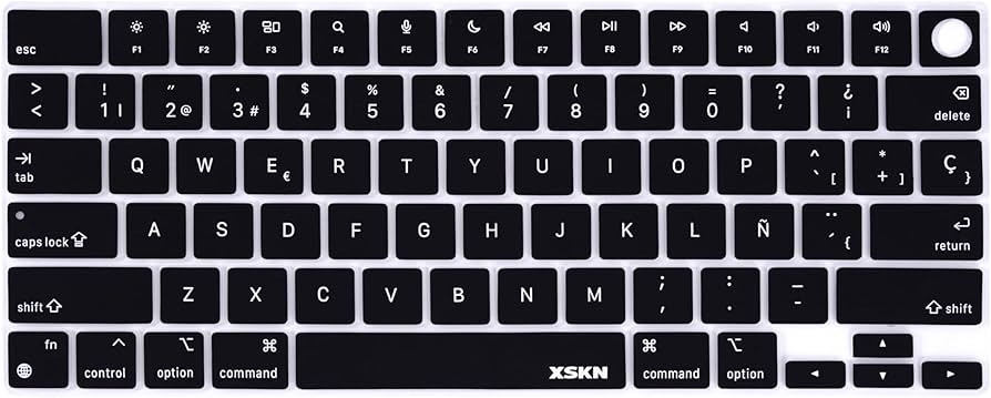 Amazon.com: XSKN Spanish Language US Version Keyboard Silicone