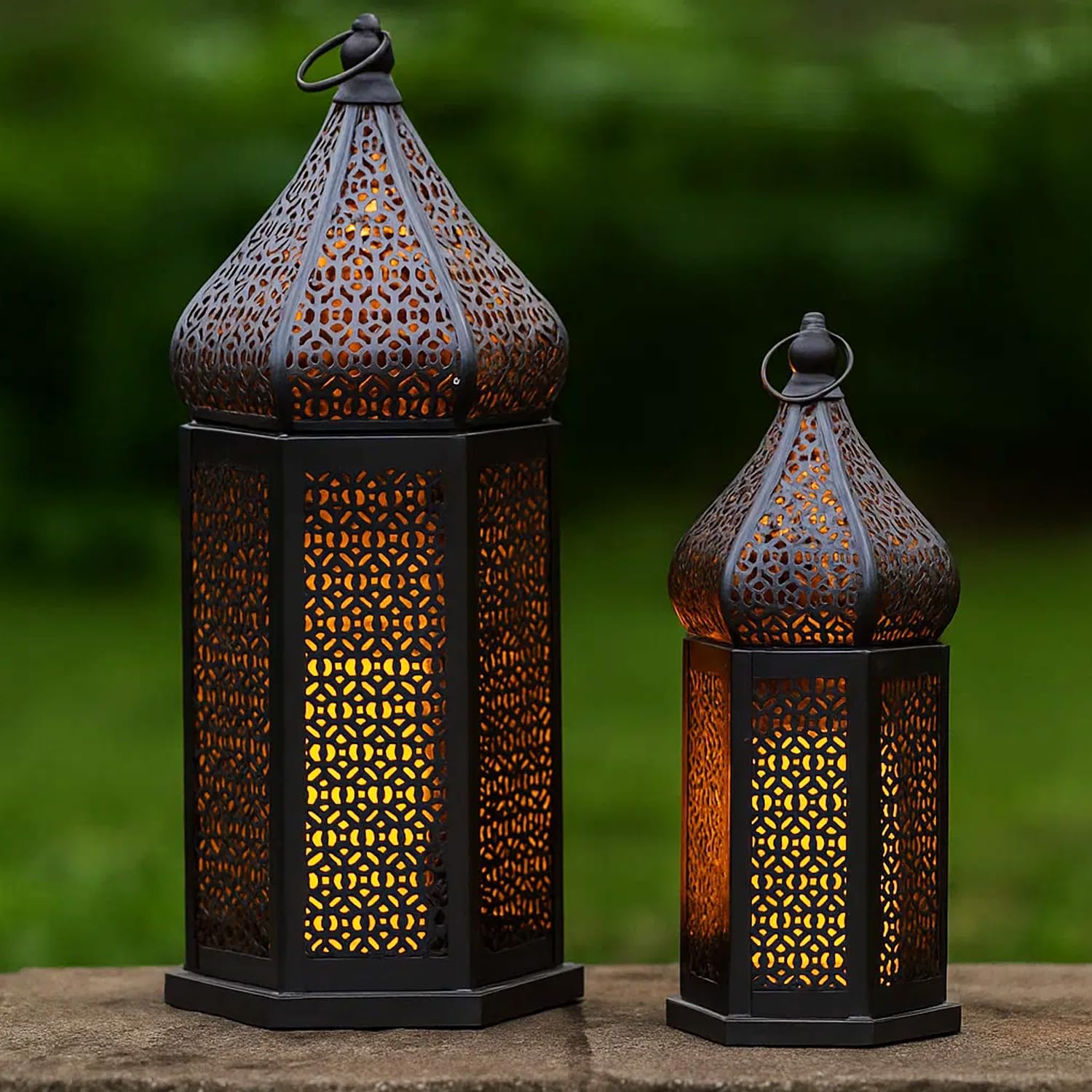 Amazon.com: VELA LANTERNS Large Temple Tower Moroccan Lantern Lamp