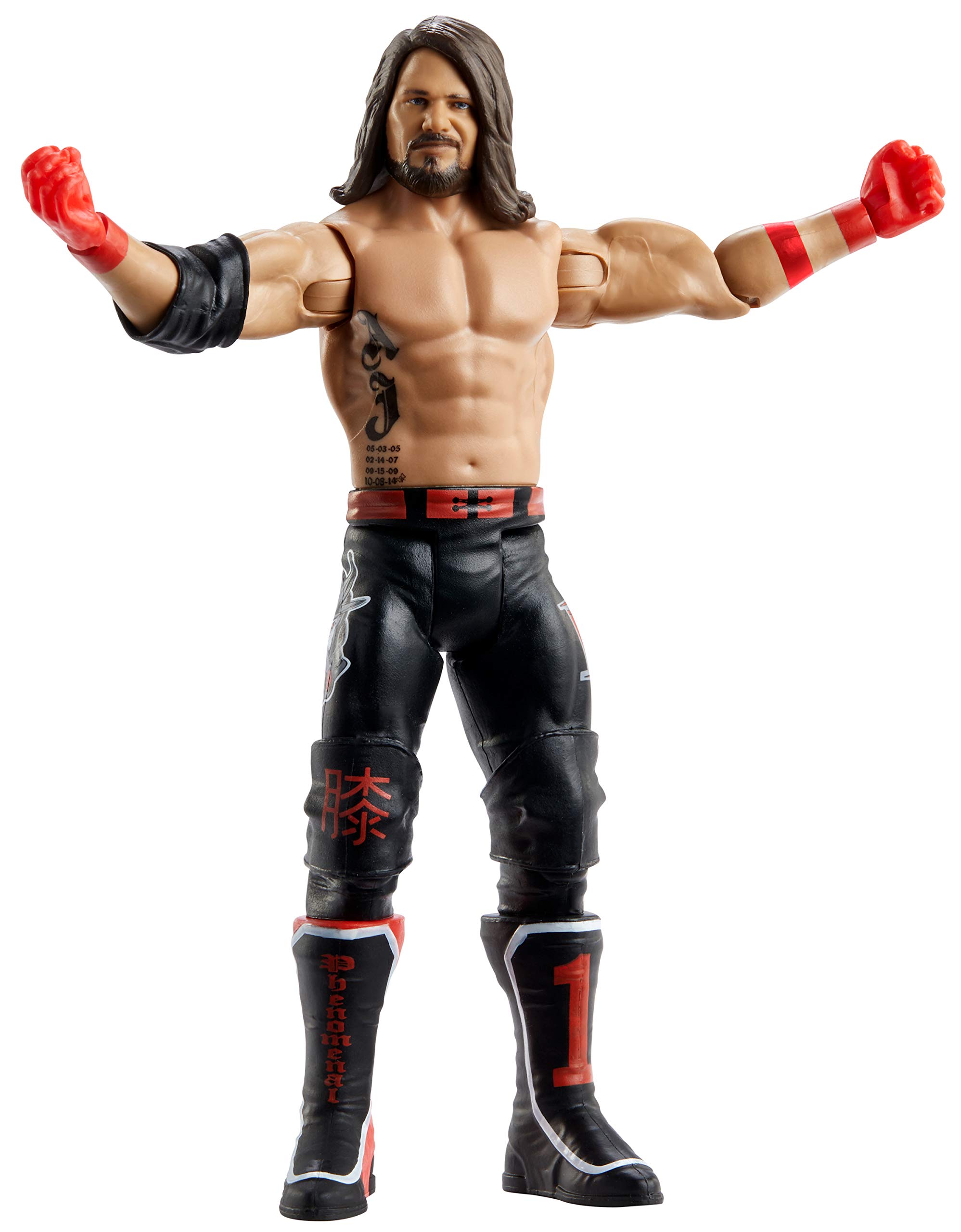 Amazon.com: WWE AJ Styles Basic Series #108 Action Figure in 6