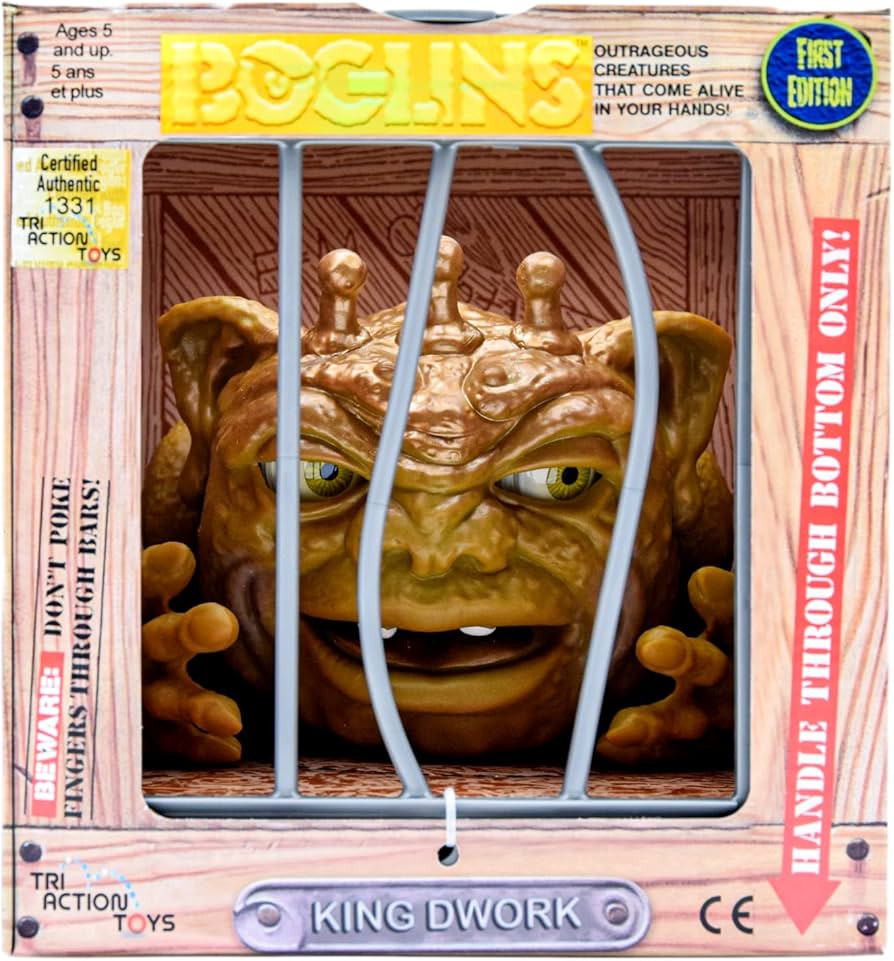 Amazon.com: Boglins Foam Monster Puppet | Gold Horned King Dwork