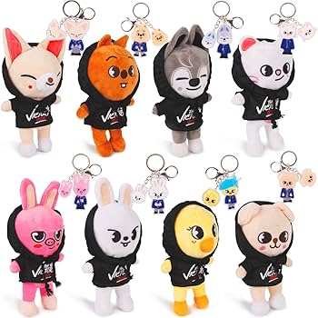 Amazon.com: SKZOO 7.8in 8SET Plush | The Initial Hoodie Image