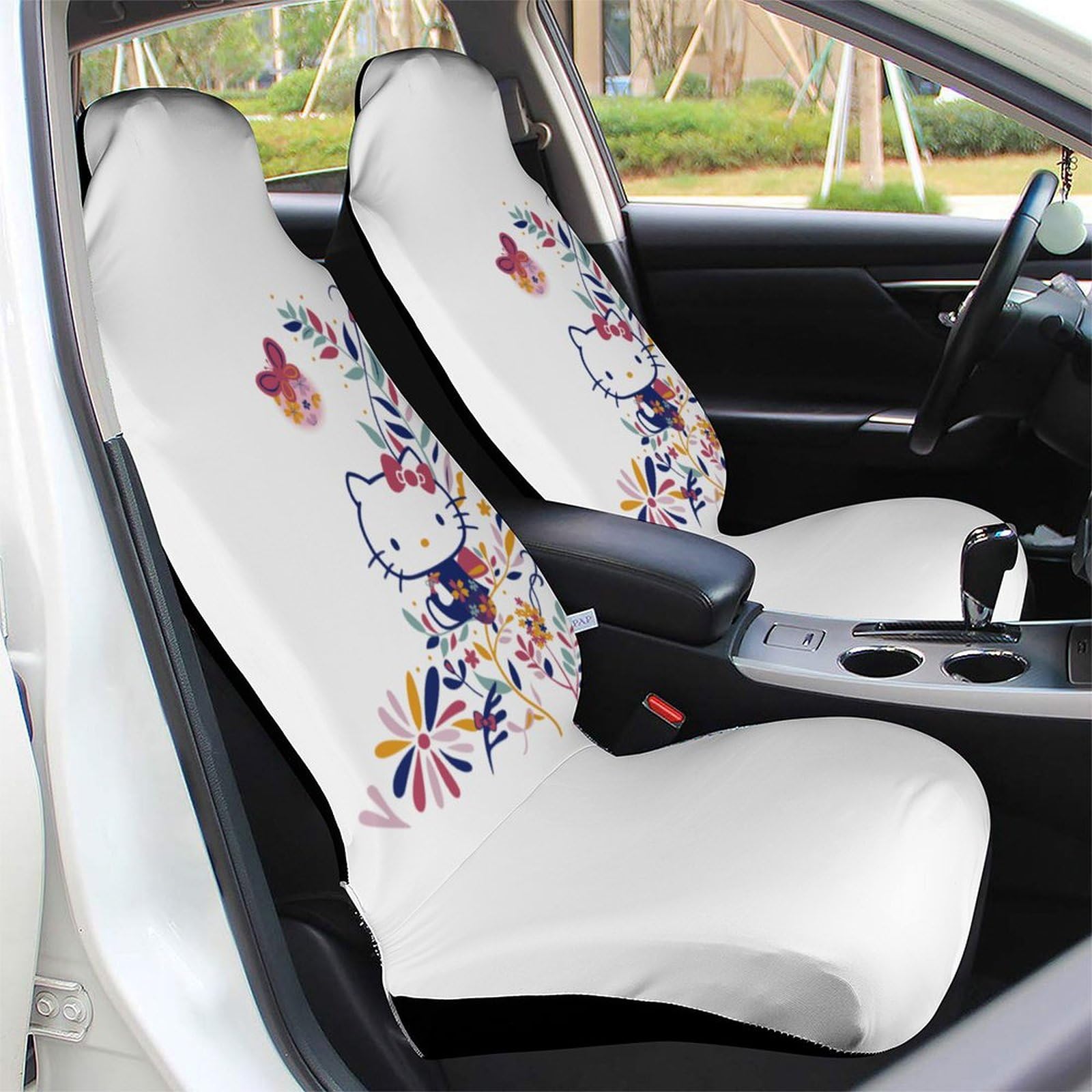 Amazon | ハローキティ カーシートカバー 防塵 汚れ防止 取り付け簡単