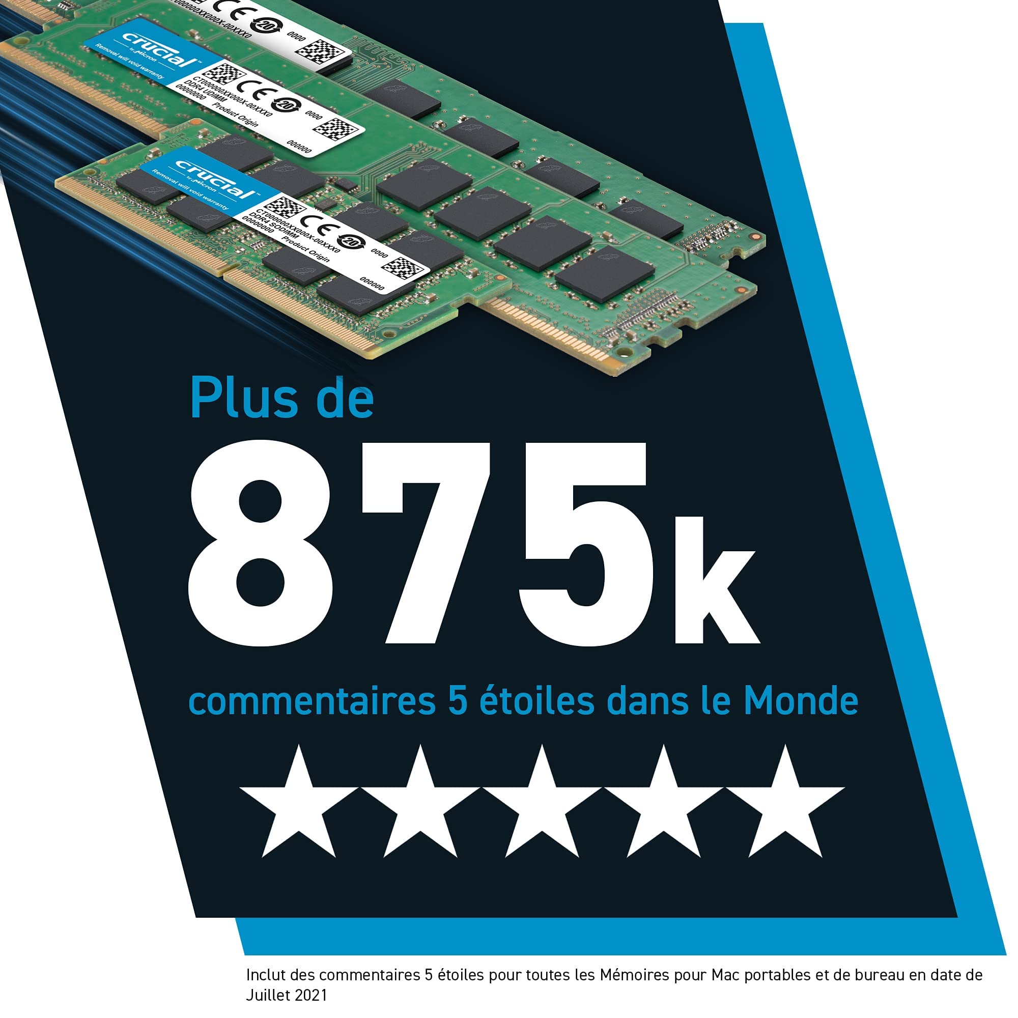 Crucial 16GB DDR4 2666 MT/s (PC4-21300) UDIMM 288-Pin Memory