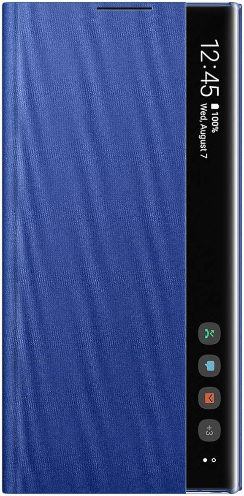 Amazon.co.jp: Galaxy Note10+ Clear View Cover/ブルー [Galaxy純正