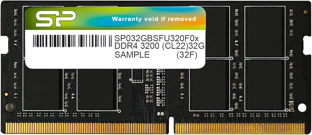 Amazon | シリコンパワー ノートPC用 メモリ DDR4 3200 PC4-25600 32GB