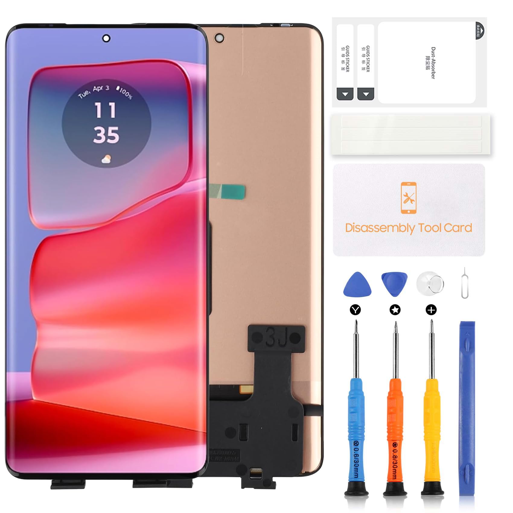 Amazon.com: Screen Replacement for Motorola Edge 50 Pro AMOLED LCD