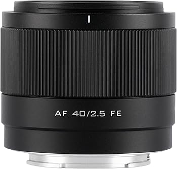 Amazon.co.jp: VILTROX AF 40mm F2.5 FE Eマウント レンズ, Sony用 FE