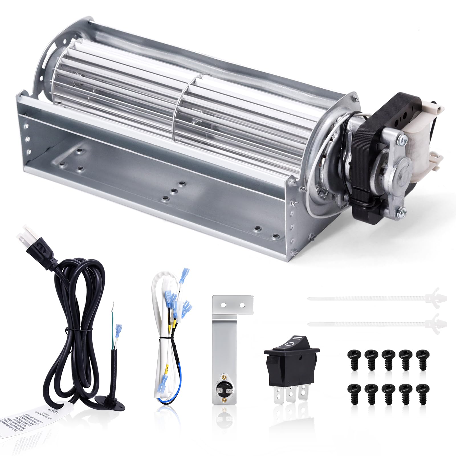 Amazon.com: Hiorucet GFB100 Ventless Fireplace Blower Fan Kits for
