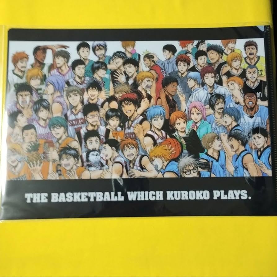 Amazon.co.jp: 黒子のバスケ 全員集合 A4クリアファイル 15th 原画展 D