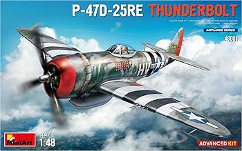 Amazon | ミニアート 1/48 P-47D-25RE サンダーボルト アドバンスド