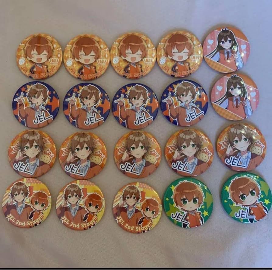 Amazon.co.jp: ジェルステ 缶バッジ ジェルくん 遠井さん : おもちゃ