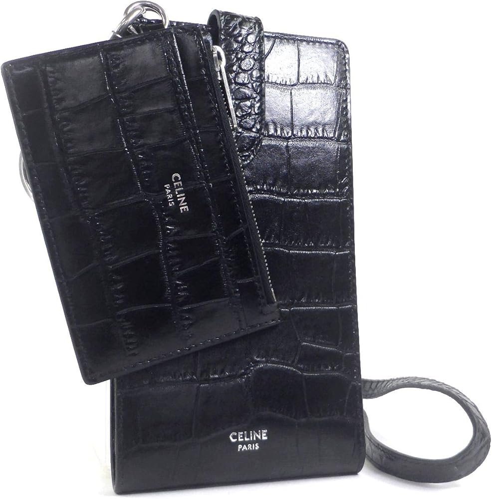 Amazon.co.jp: Celine 10G42 Phone Holder, Coin Case, Card Case