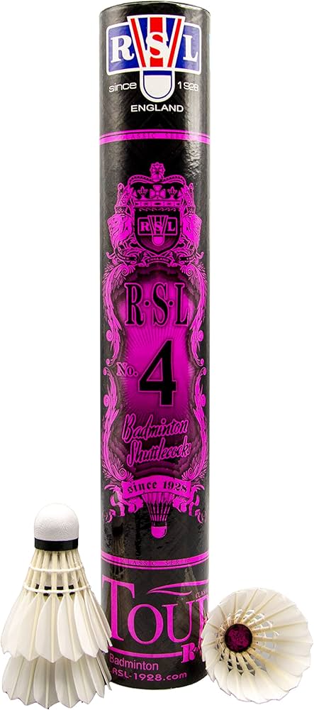 Amazon | RSL No.4 Tourney バドミントン シャトル バーディ 12個