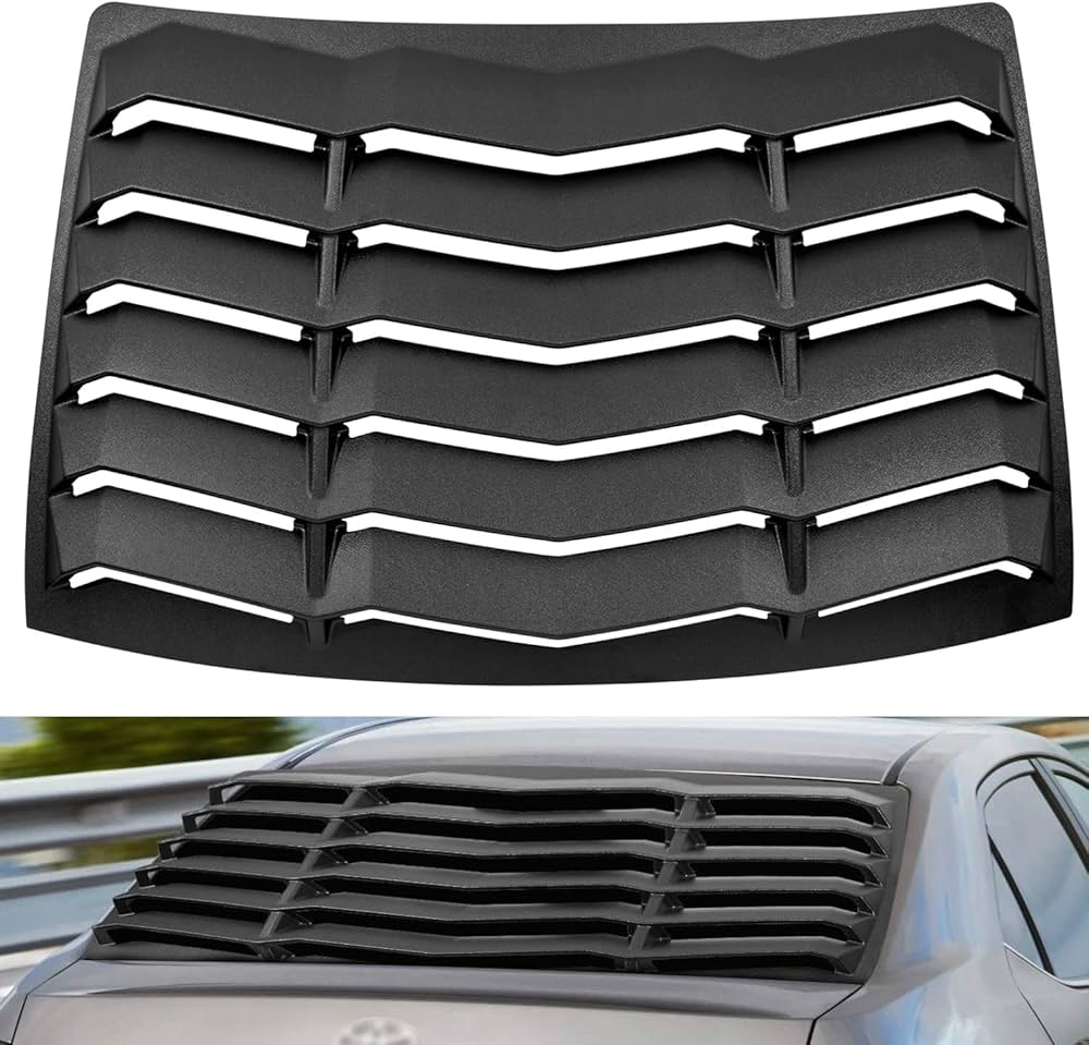 Rear Window Louvers Windshield Sun Shade Cover in GT Lambo Style