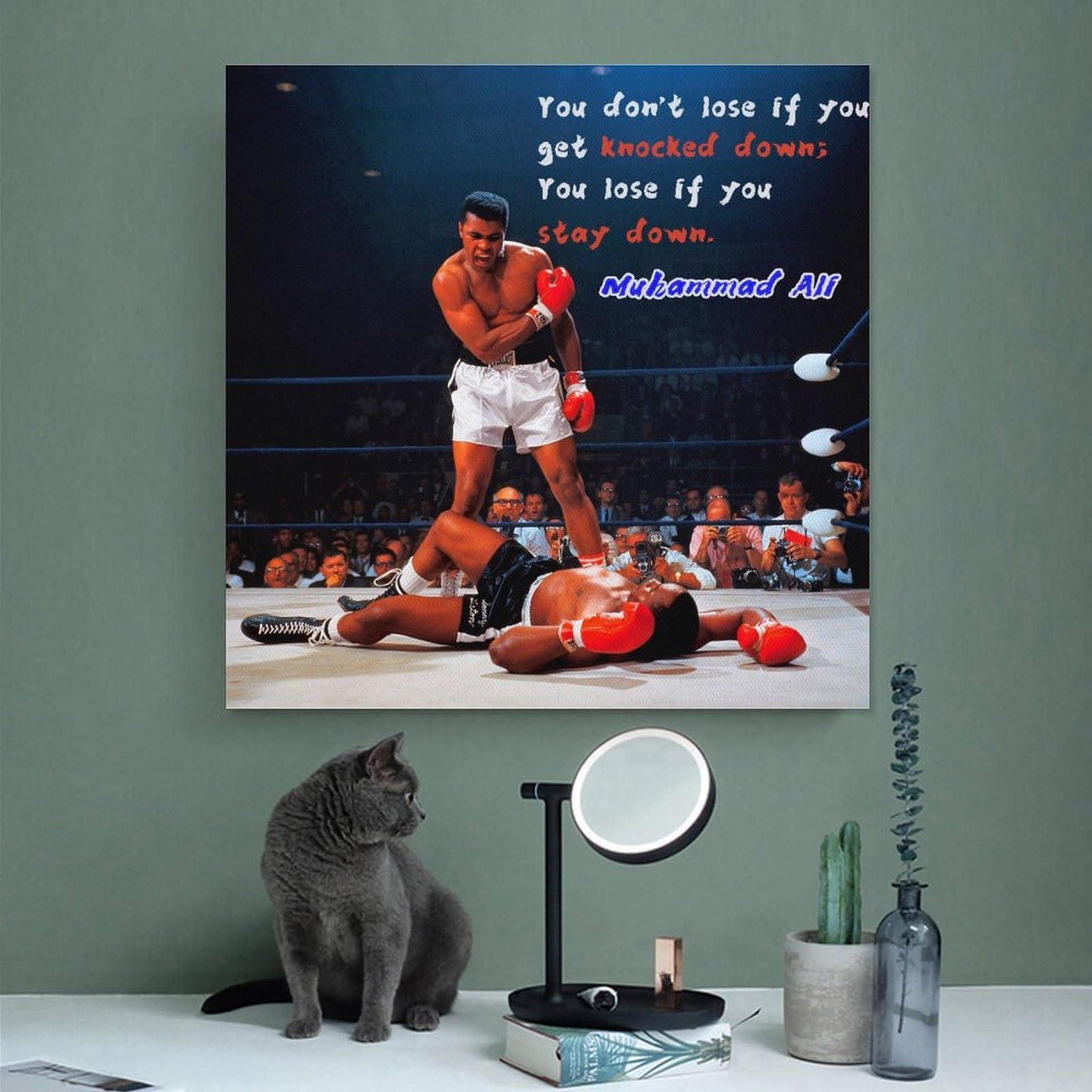 Amazon.co.jp: Muhammad Ali ポスター モハメド・アリ引用 ボクシング