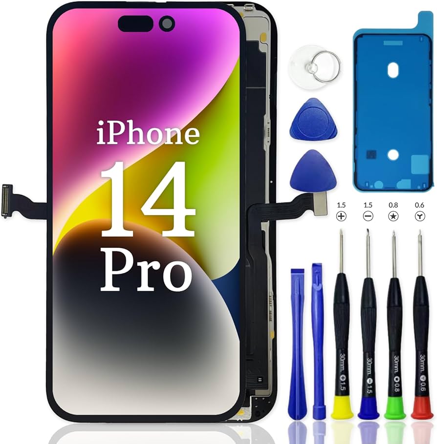 Amazon.co.jp: iPhone 14 Pro 液晶パネル LCD 画面交換 フロントパネル