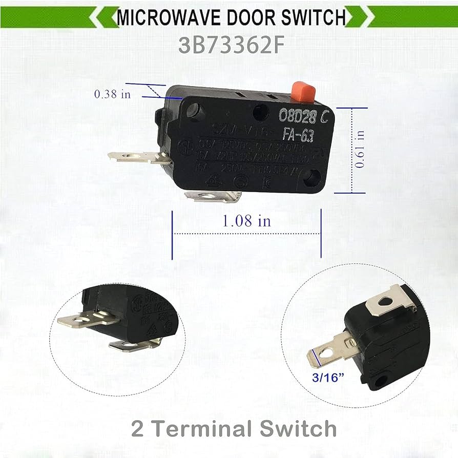 Amazon.com: LONYE SZM-V16-FA-63 Microwave Door Switch Fit for LG