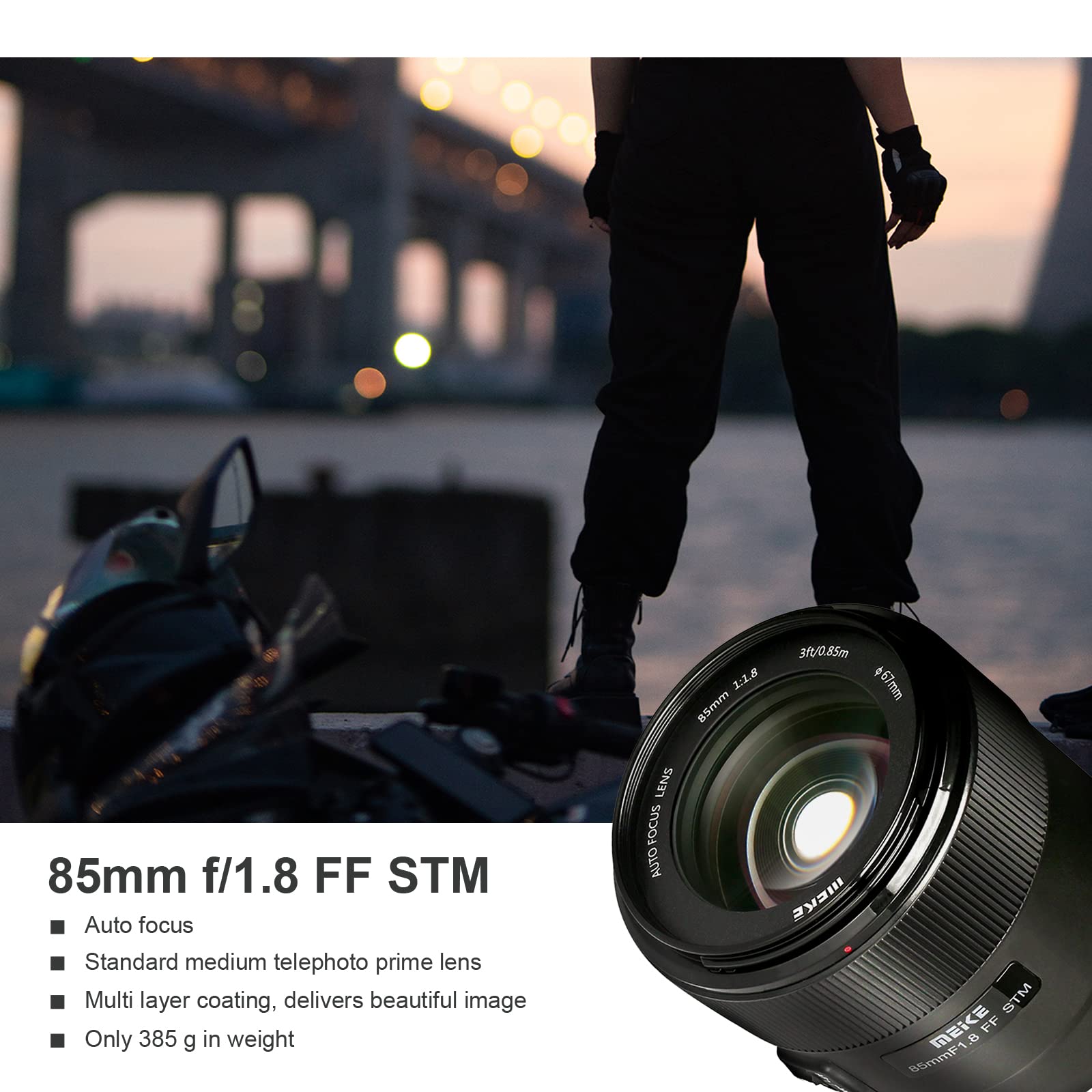 Amazon.co.jp: Meike 85mm F1.8 フルフレーム AF STM(A ステッピング