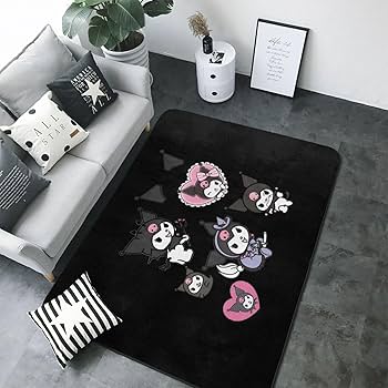 Amazon | サンリオ クロミ カーペット ラグ ラグマット 洗える