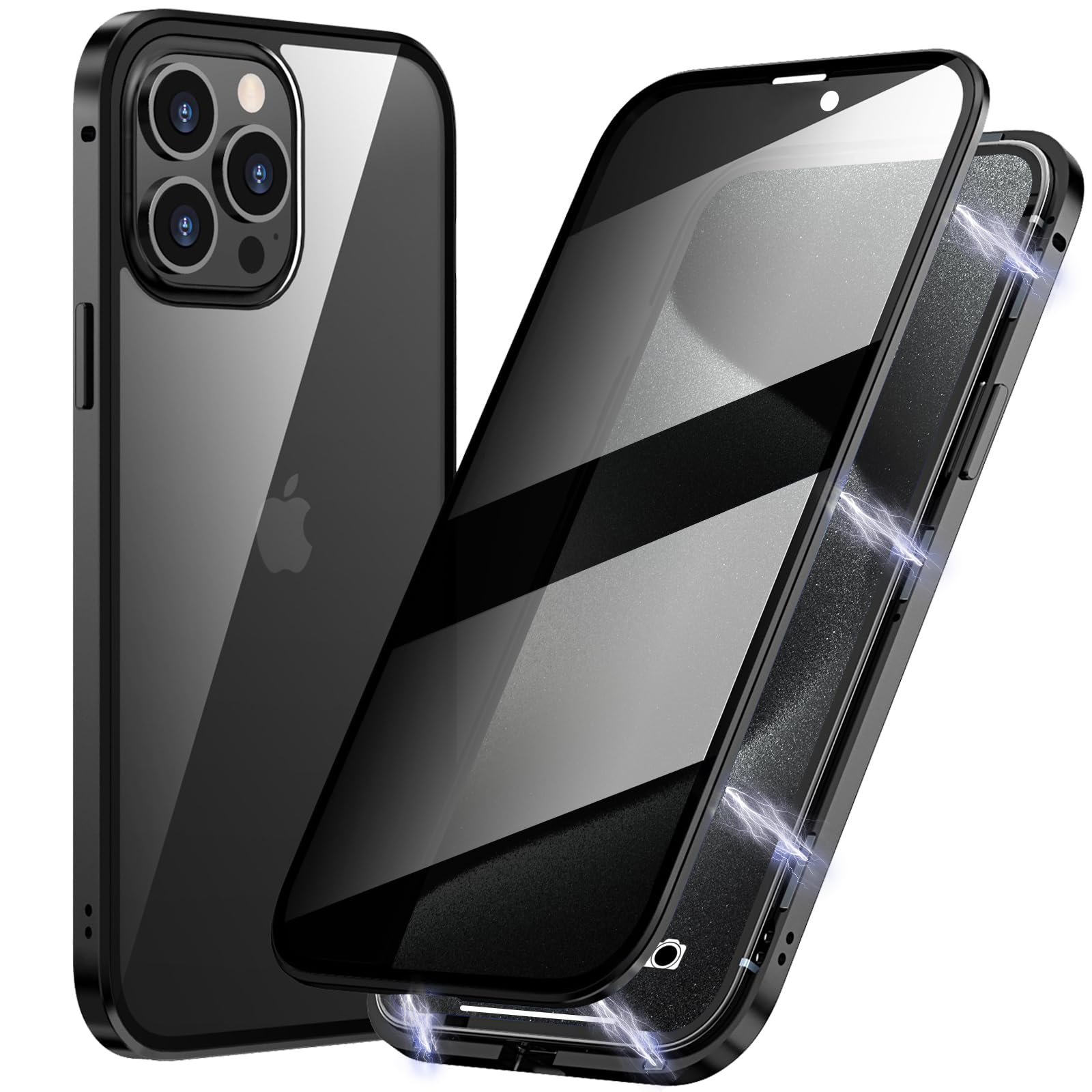Amazon.com: Magnetic Titanium for iPhone 15 Pro Privacy Case, Anti
