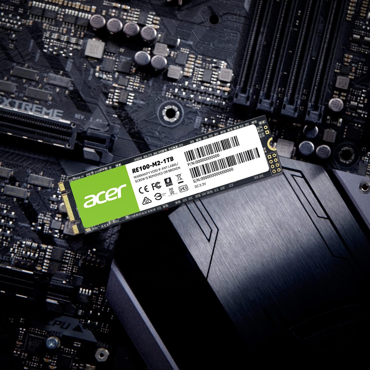 Amazon | Acer RE100-M2-1TB SATA M.2 2280 3D NAND 最大560MB/s 五年