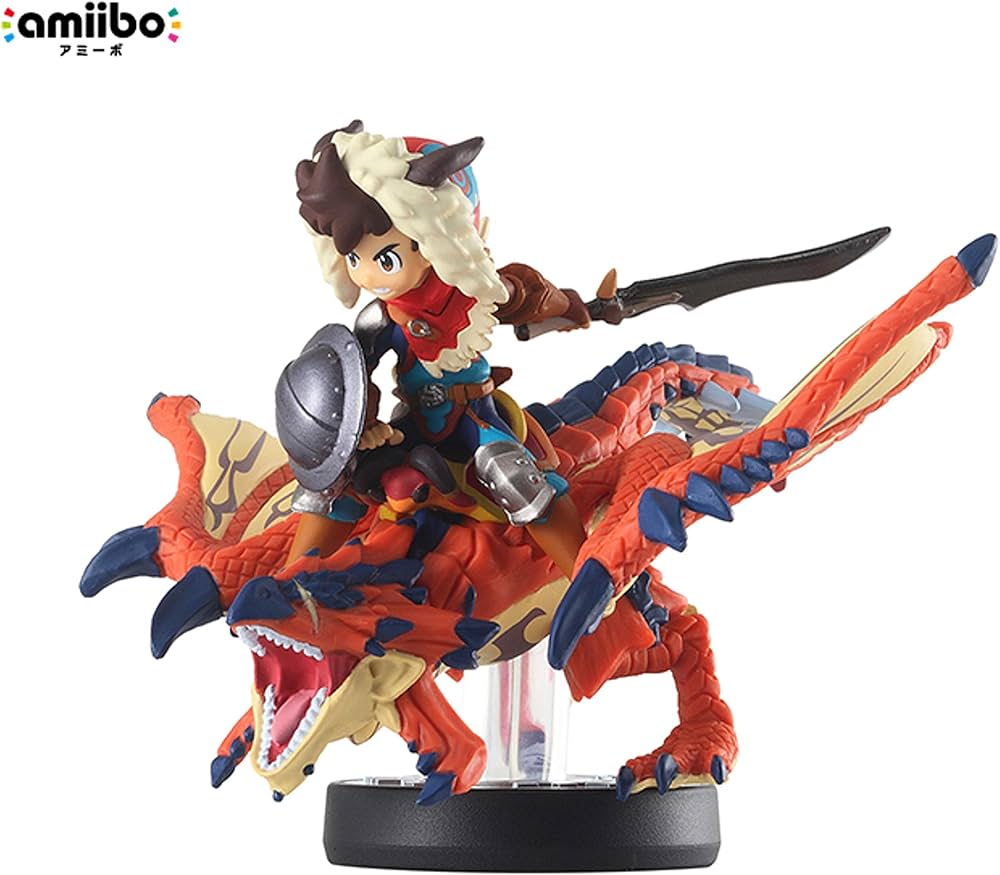 Amazon.co.jp: amiibo 隻眼のリオレウス&ライダー(男の子