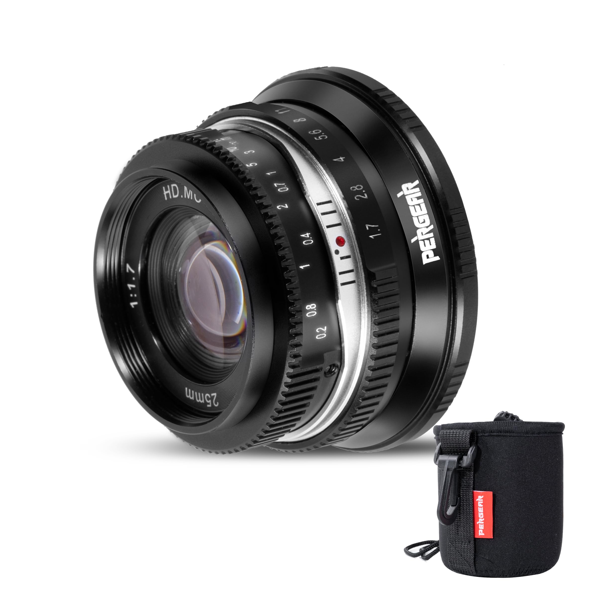 Amazon.com : Pergear 25mm F1.7 Large Aperture Manual Lens for FX