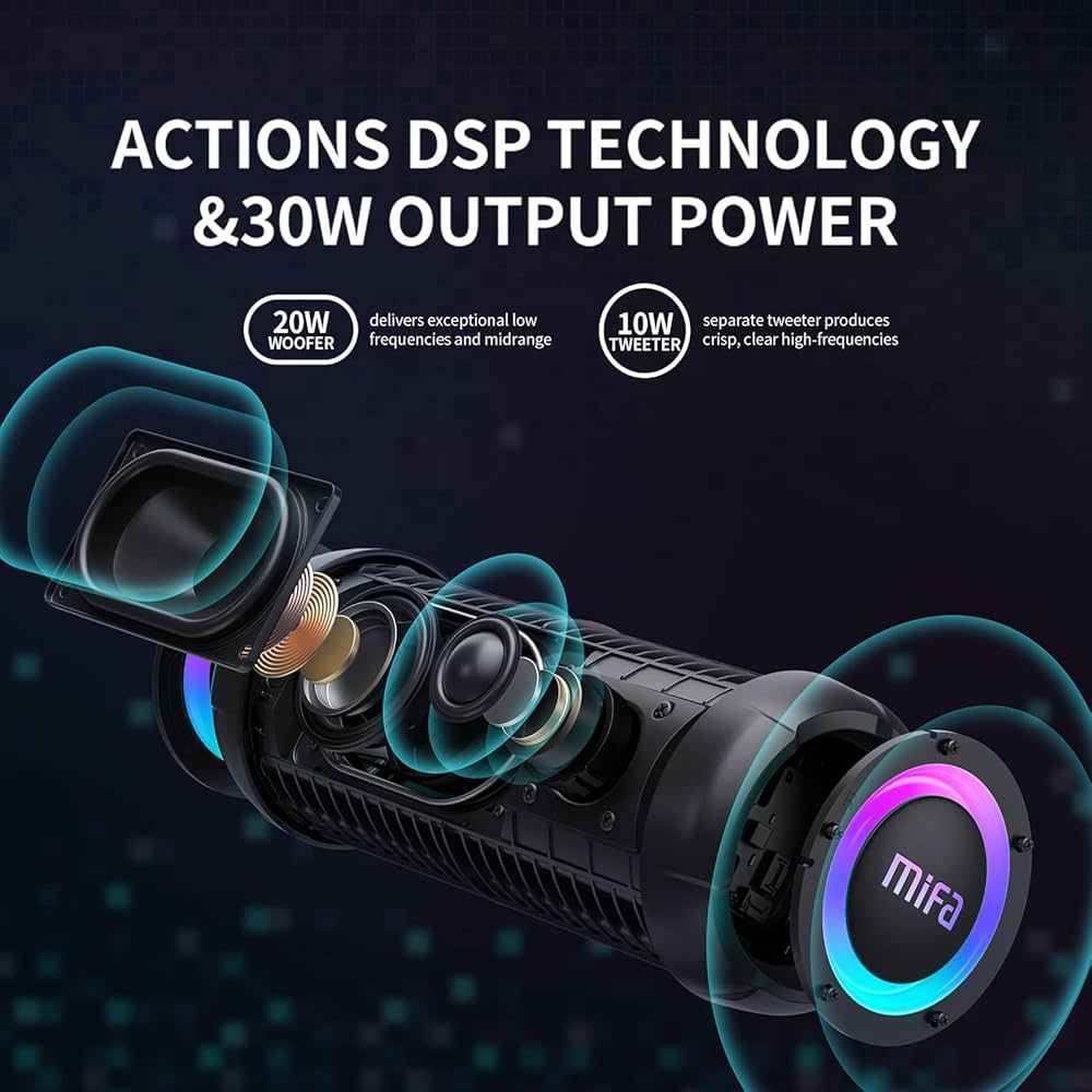 Amazon.co.jp: MIFA WildRod Bluetoothスピーカー (USB Type-C充電