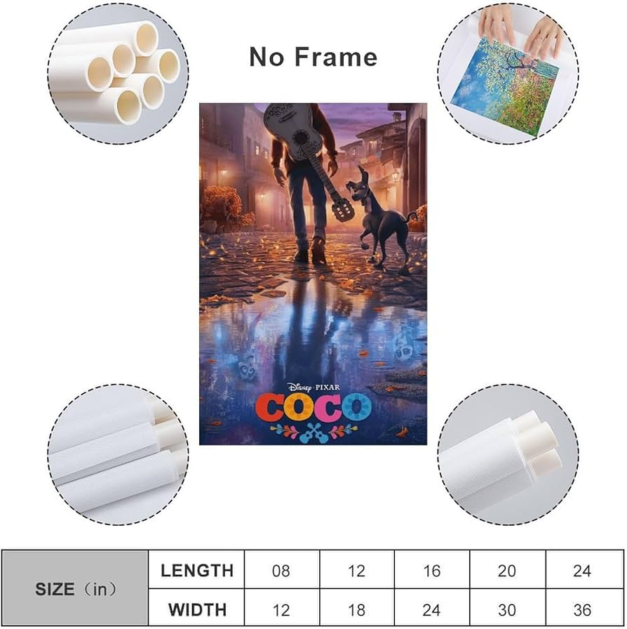 Amazon.co.jp: 映画リメンバーミーポスター キャンバス 壁アートホーム