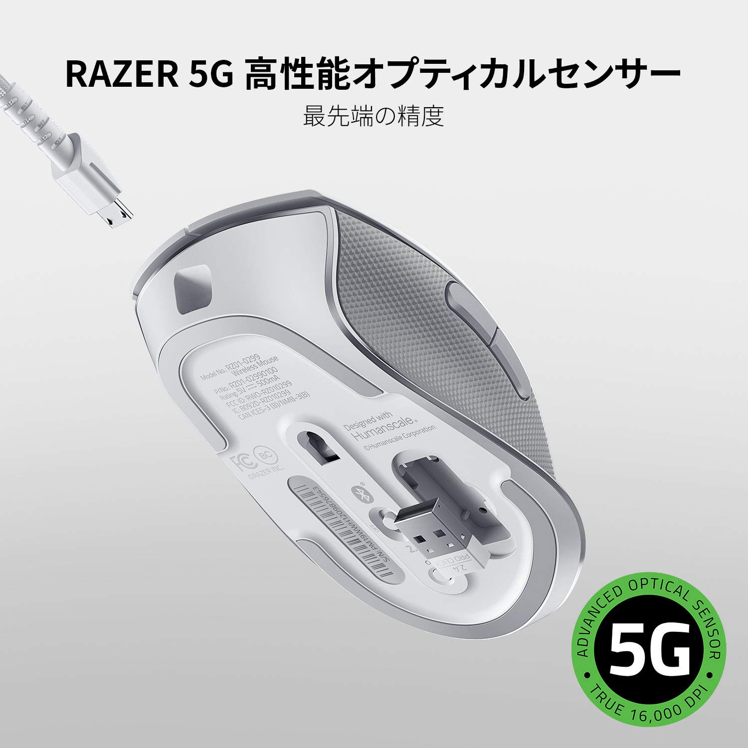 Amazon.co.jp: Razer Pro Click ワイヤレス マウス 2.4GHz Bluetooth
