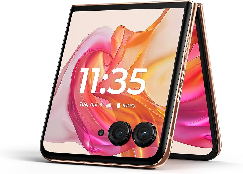 Motorola Moto Razr 50 Ultra 12G-512GB Peach Fuzz Smart Phone