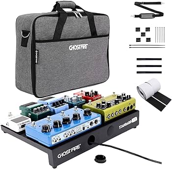 Amazon | GHOSTFIRE 超軽量 ギターエフェクター ボード ペダルボード