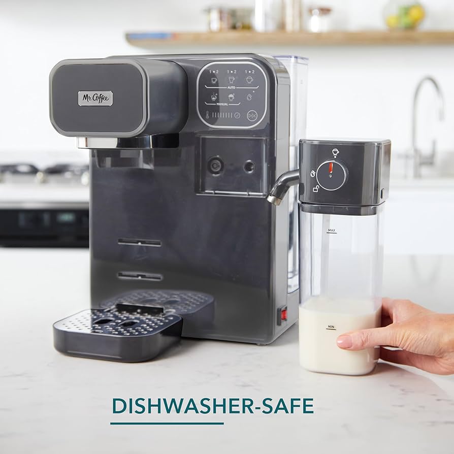 Amazon.com: Mr. Coffee Prima Latte Luxe, Single/Double Shot