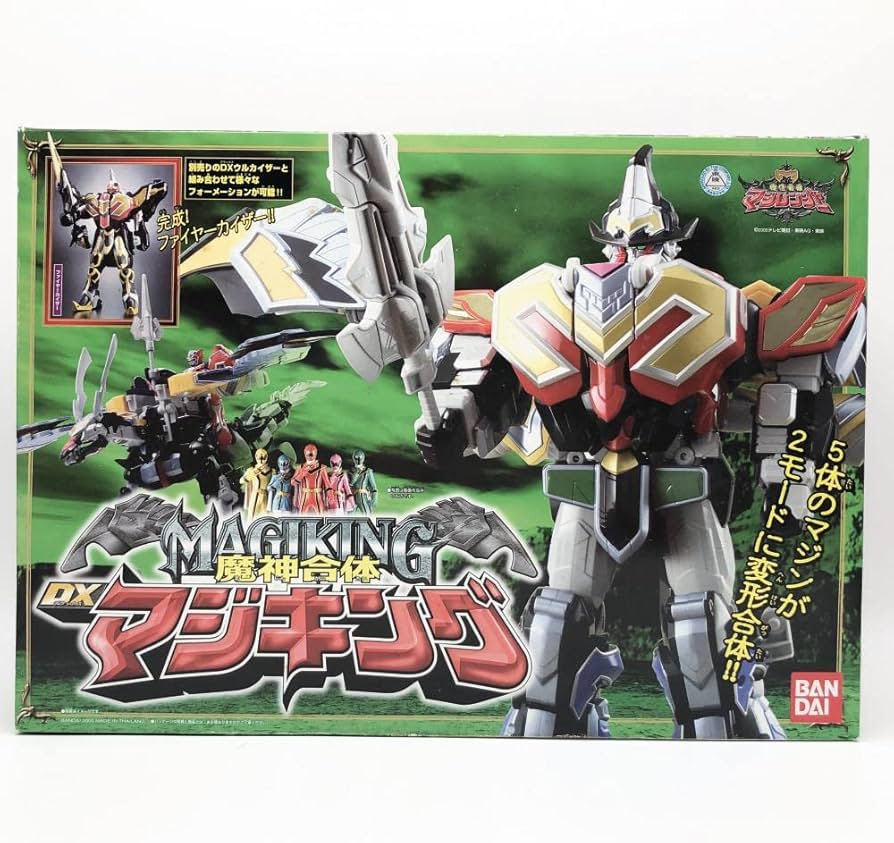 Amazon.co.jp: 開封 魔法戦隊マジレンジャー 魔神合体 DXマジキング
