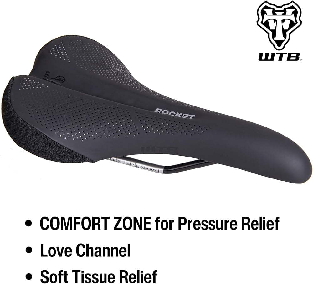 Amazon | Rocket ミディアムクロモリー ブラックサドル | WTB | サドル