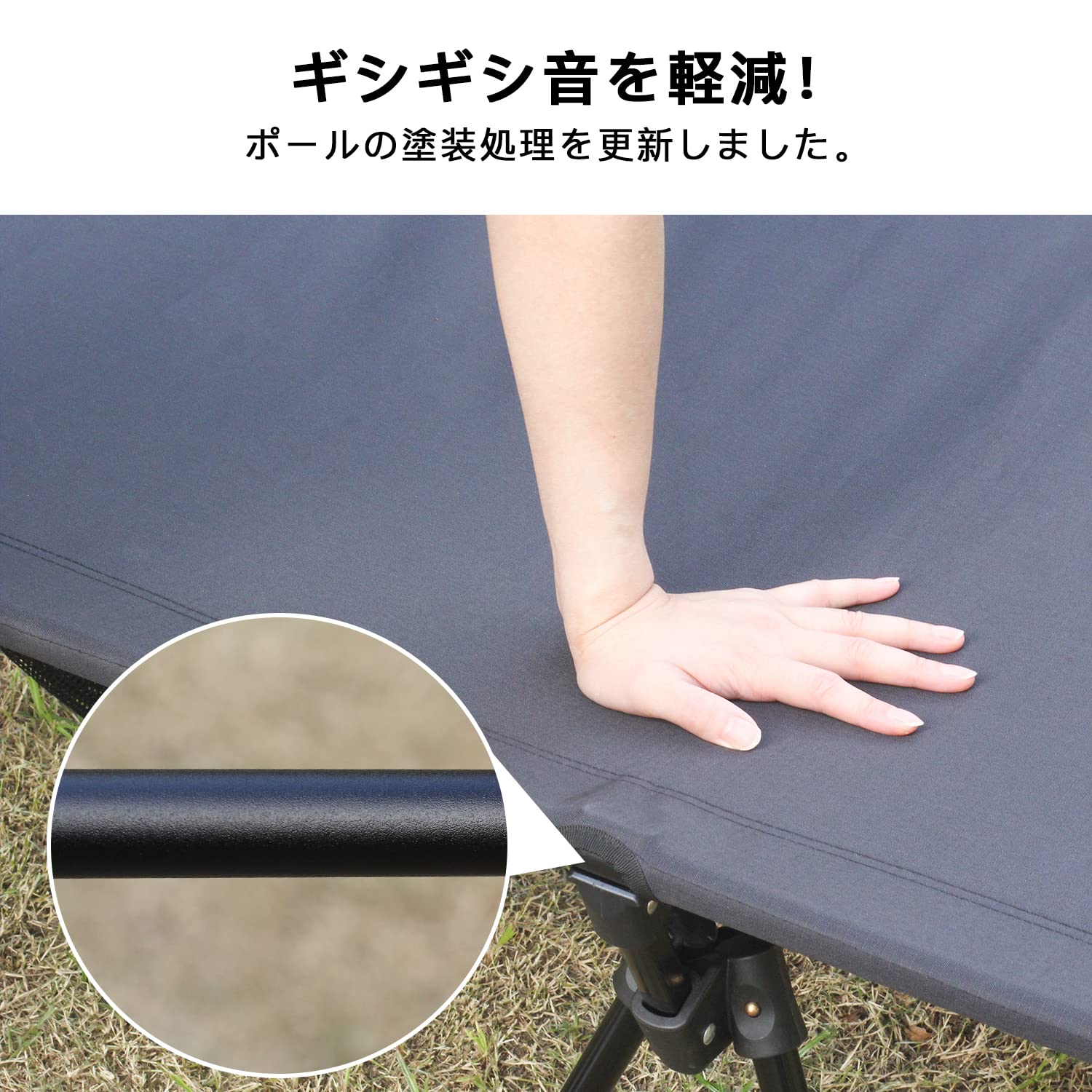 Amazon | MOON LENCE キャンプ コット 第4代 アウトドアベッド ワイド