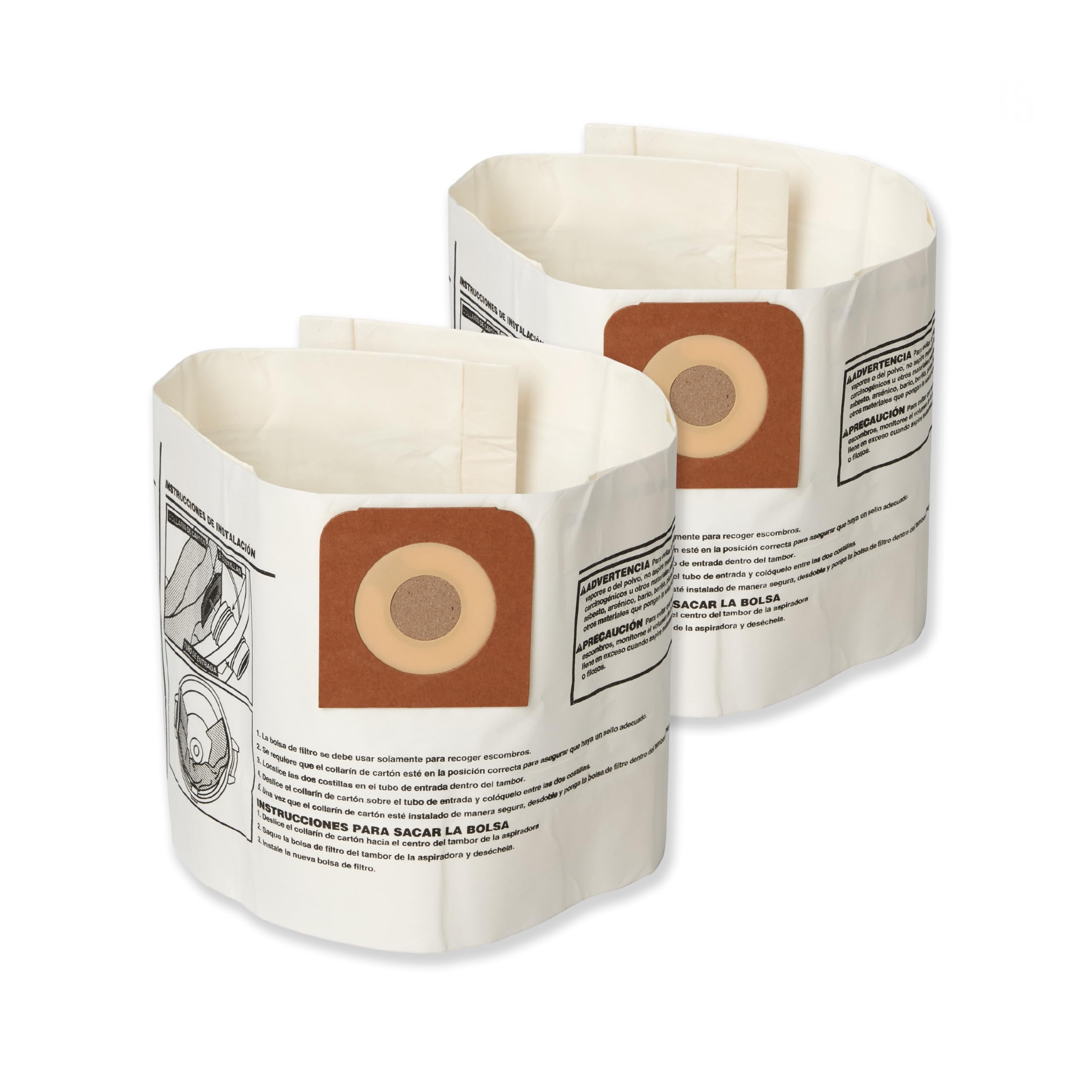 Craftsman CMXZVBE38735 Fine Dust Wet/Dry Vac Dust Collection Bags