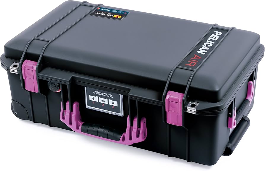 Amazon.com : Black Pelican 1535 Air case with Magenta Handles
