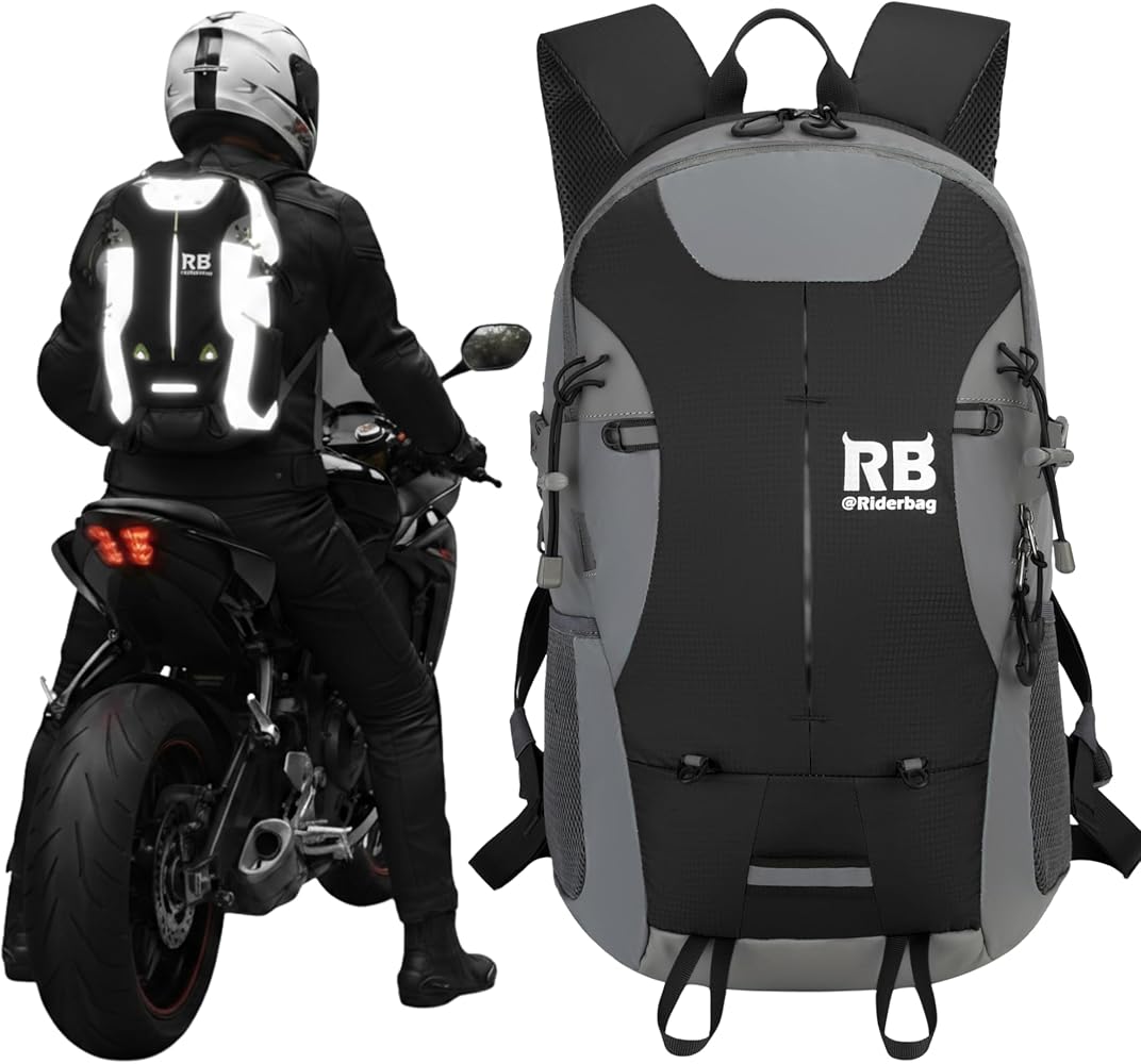 Amazon.com: Reflective Motorcycle Backpack – Hi Viz EDC Commuter