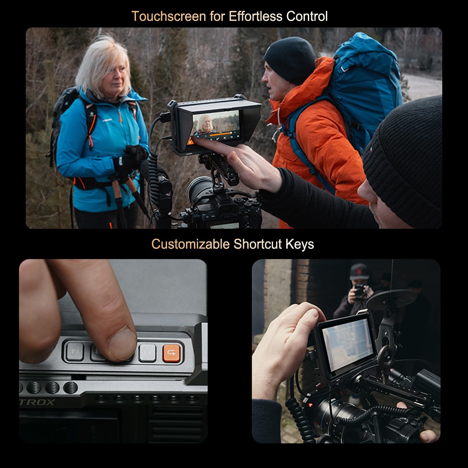 Amazon.co.jp: VILTROX DC-X2 6インチ 超高輝度 2000Nits タッチ