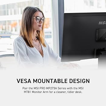 Amazon.co.jp: msi Pro MP273A 27インチ モニター 1920 x 1080 (FHD