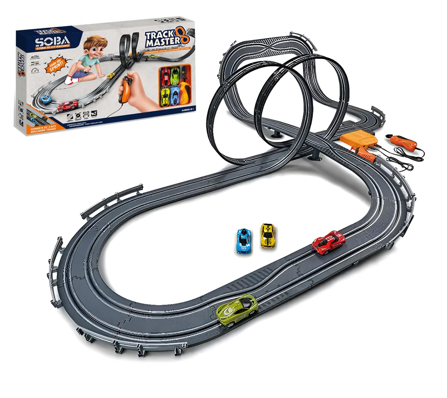 Amazon | SOBA 1/64 スロットカーレーシング TRACK MASTER (コース