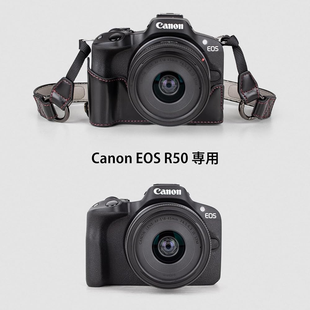 Amazon.co.jp: Kinokoo EOS R50ケース、Canonキヤノン EOS R50カメラ