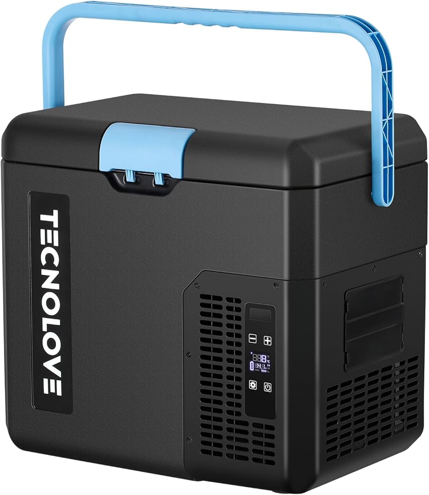 Amazon.co.jp: Tecnolove 車載冷蔵庫 18L -20℃～20℃ 急速冷凍