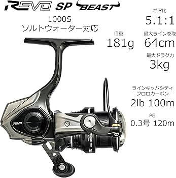 Amazon.co.jp: AbuGarcia (アブガルシア) Revo SP Beast 1000S